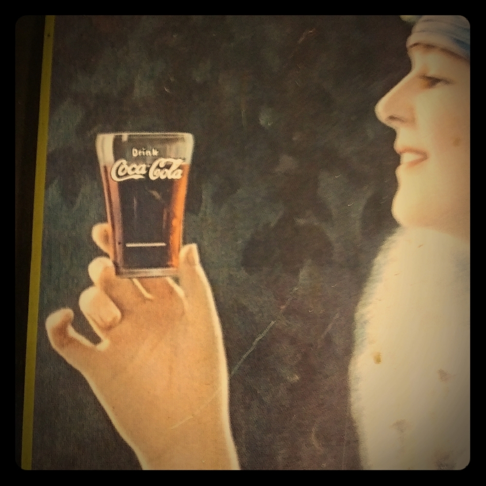 vintage coca cola tray